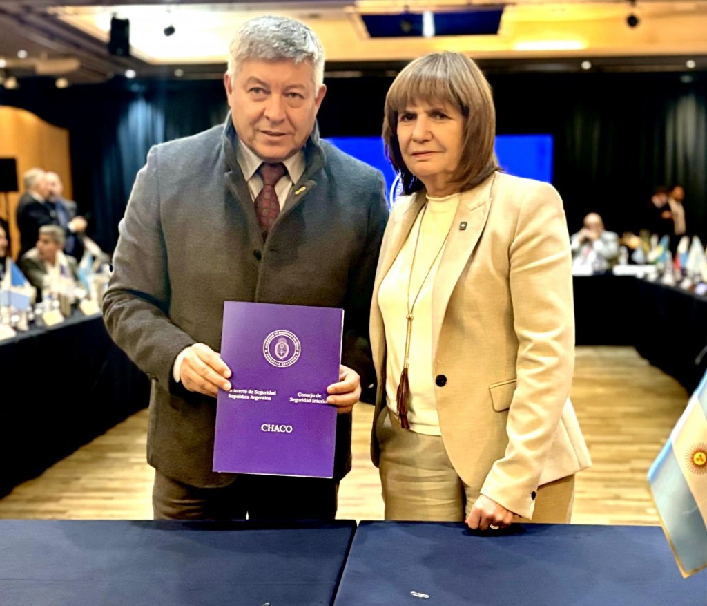 Consejo de Seguridad Interior CHACO PRESENTE: MATKOVICH FIRMÓ CONVENIOS CLAVES CON LA MINISTRA BULLRICH 