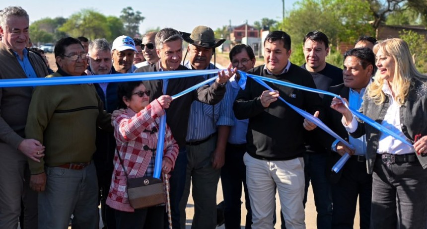 ZDERO INAUGUR&Oacute; EL ACCESO NORTE DE MIRAFLORES Y DESTAC&Oacute; EL AVANCE DE LA RUTA PROVINCIAL 9 HACIA LAS HACHERAS