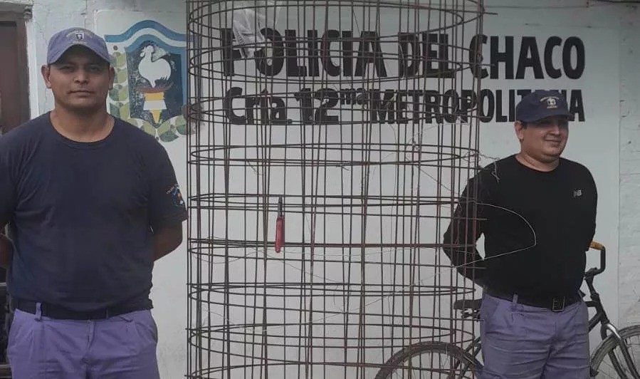 Intentaron llevarse alambre del Parque de la Democracia