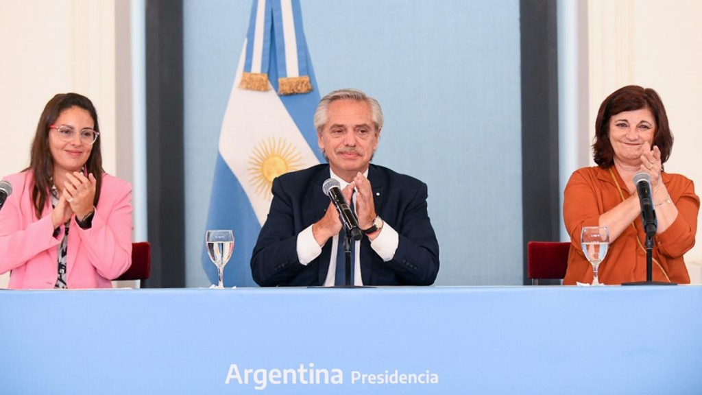 Fernández: "Queremos que Argentina evolucione hacia un mayor reconocimiento de derechos"