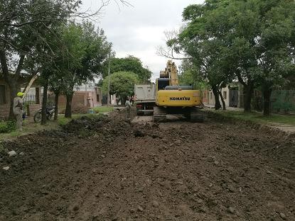 VIALIDAD PROVINCIAL COMENZÓ TRABAJOS EN 16 CUADRAS DE VILLA CENTENARIO