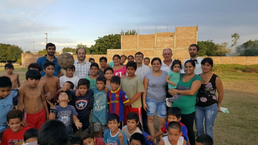 Se puso en funcionamiento la Escuela de Fútbol en Villa Elba