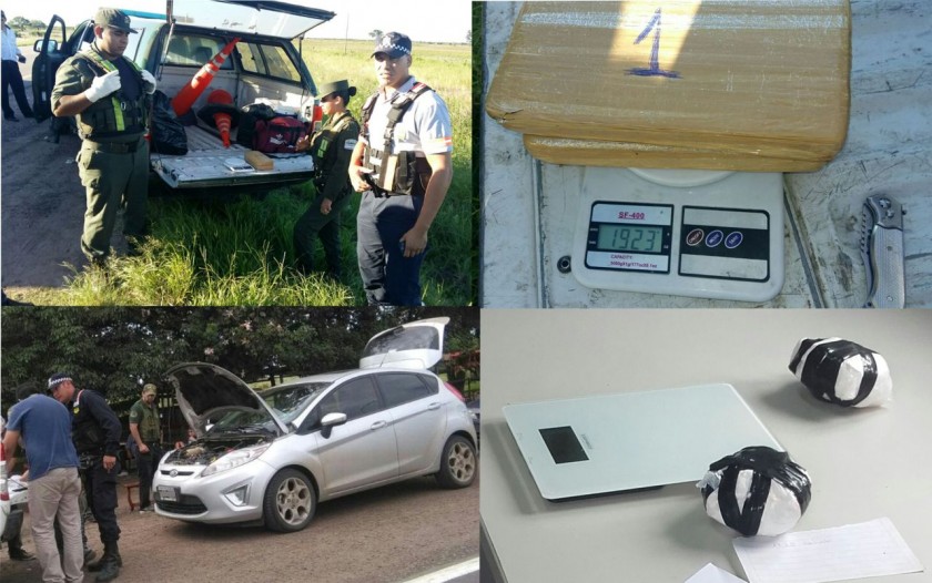NARCOMENUDEO: DETIENEN A TRES PERSONAS CON COCAINA Y SECUESTRAN UN BOLSO CON MARIHUANA