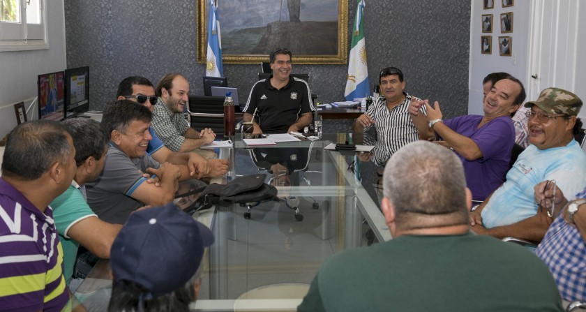 Capitanich recibió a integrantes de la Oficina Municipal de Veteranos de Malvinas