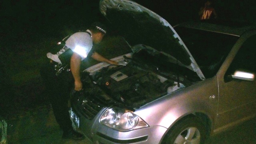 CAMINERA VILLA ANGELA:  SECUESTRAN AUTO ROBADO EN 2014