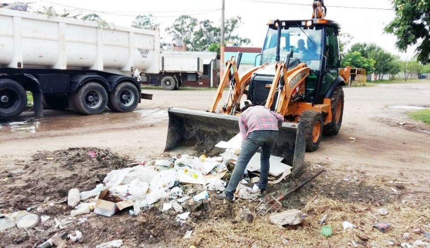 El Municipio avanza con operativos de limpieza en diferentes puntos de la ciudad