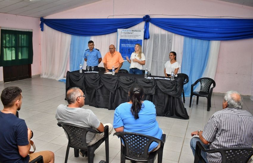 Se inauguró la primera Oficina de Mediación Comunitaria de la provincia en Gancedo