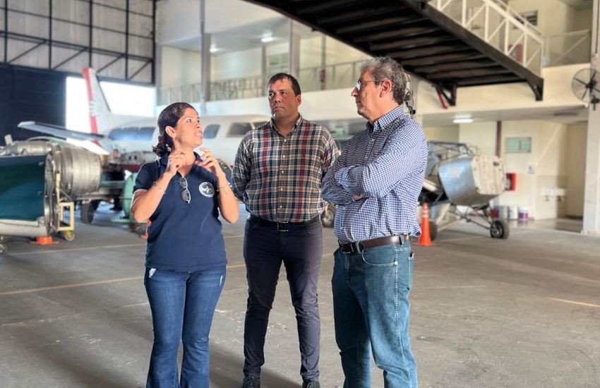 El Gobierno trabaja en el mejoramiento  edilicio de la Escuela Aeronáutica