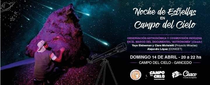 UNA NOCHE DE ESTRELLAS EN CAMPO DEL CIELO