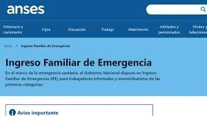 Este sábado se conocerán los beneficiarios del Ingreso Familiar de Emergencia 