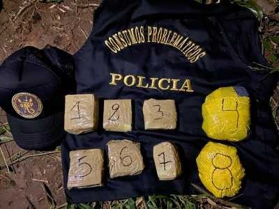 Incautaron un kilo de marihuana durante un control en Juan José Castelli