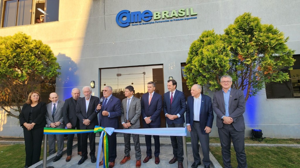 Brasil: El gobernador acompañó a CAME en la inauguración de un showroom permanente para productos de pymes argentinas