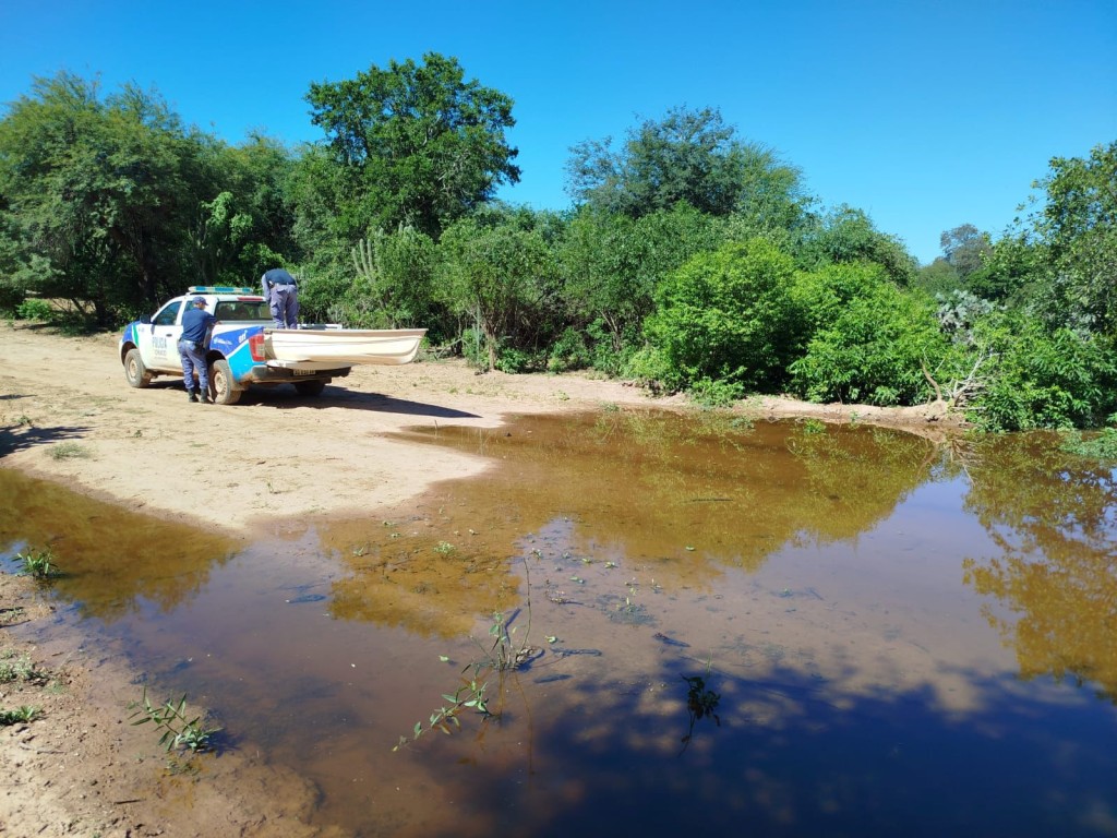 EL IMPENETRABLE: LA POLIC&Iacute;A DEL CHACO REFUERZA LA ASISTENCIA EN ZONAS ANEGADAS