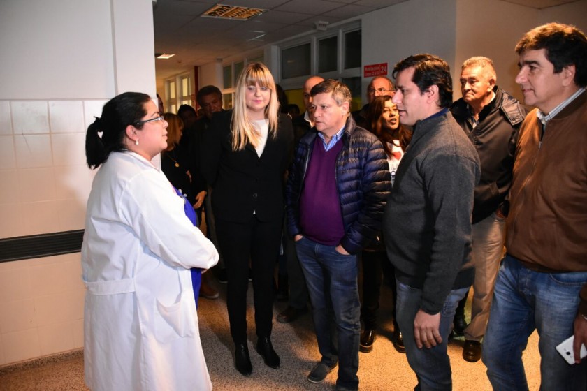 PEPPO RECORRIÓ NUEVAS ÁREAS DEL HOSPITAL DE SÁENZ PEÑA Y RESCATÓ LA CONFORMIDAD DE LOS USUARIOS