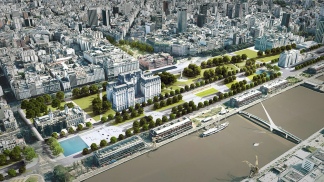 Macri encabezará este lunes la inauguración del Paseo del Bajo