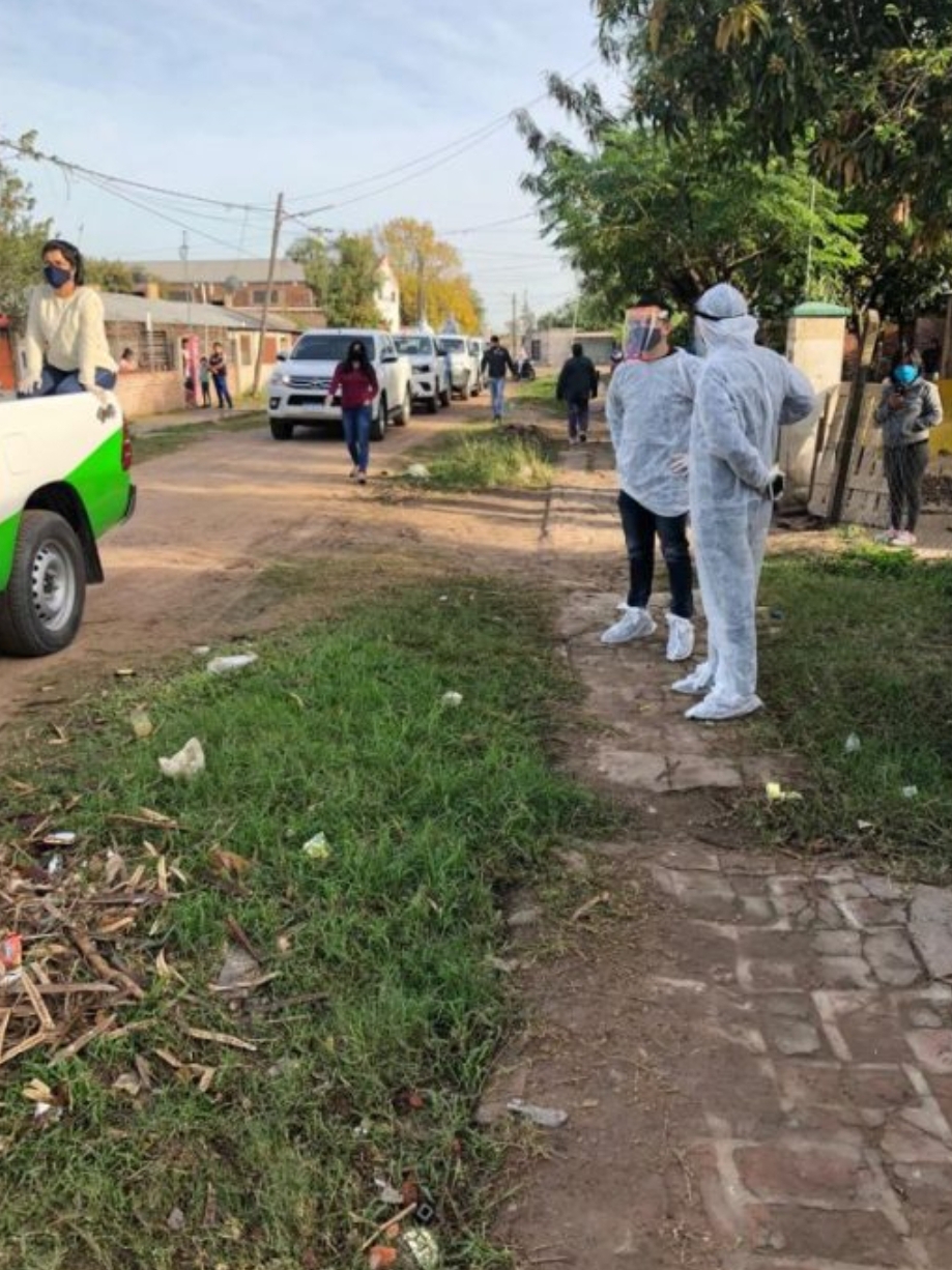 Chaco: Arduo trabajo de Lotería Chaqueña con Fuerzas Armadas y Provincia para asistir a los barrios metropolitanos