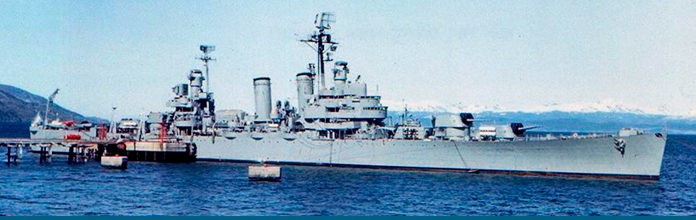 La ultima foto en puerto del Crucero General Belgrano la saco el recordado Manolo Bordón 