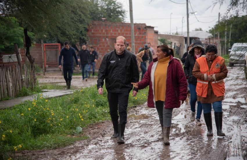 Alerta meteorológica: El Ministerio de Gobierno realizó operativos para ayudar a las zonas más afectadas