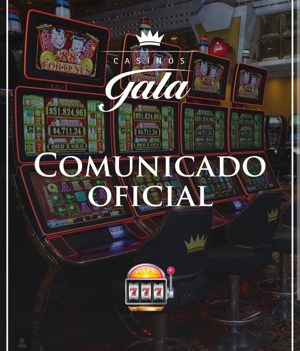 𝗖𝗢𝗠𝗨𝗡𝗜𝗖𝗔𝗗𝗢 𝗢𝗙𝗜𝗖𝗜𝗔𝗟 – 𝗖𝗔𝗦𝗜𝗡𝗢𝗦 𝗚𝗔𝗟𝗔 🎰