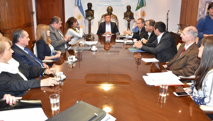 PEPPO RECIBIÓ A LOS MIEMBROS DEL STJ PARA ANALIZAR LAS DEMANDAS SALARIALES DEL SECTOR JUDICIAL
