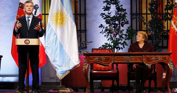 Macri y Bachelet llamaron a avanzar en alianza Pacífico-Mercosur