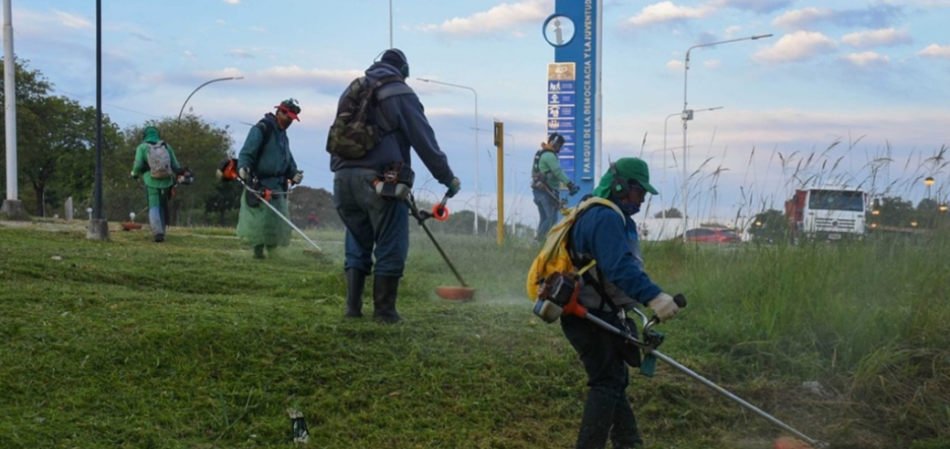 El Municipio de Resistencia reacondiciona el Parque de la Democracia
