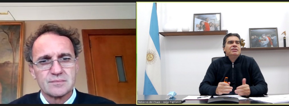 Capitanich y Katopodis analizaron el avance de las obras prioritarias para la provincia