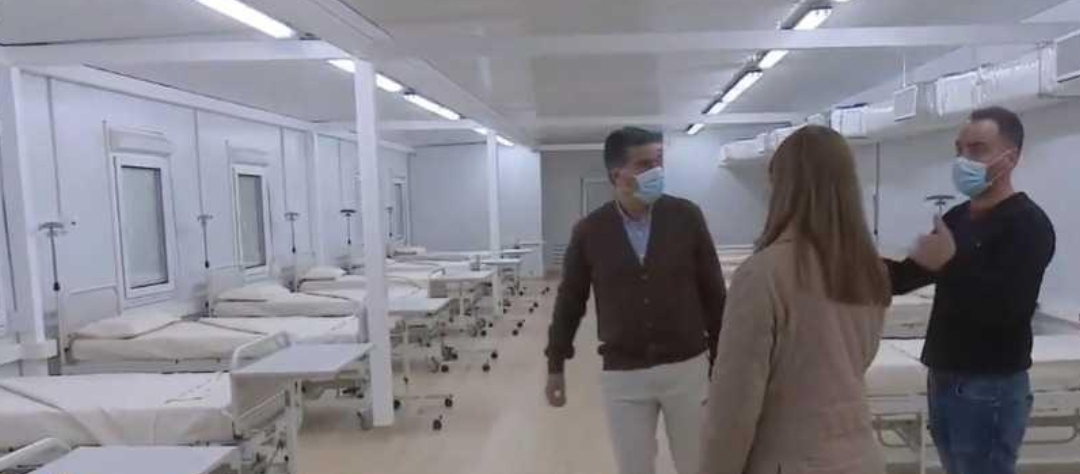 “Con satisfacción observamos que el hospital modular está en condiciones de funcionamiento"