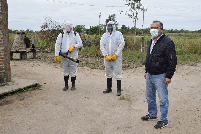 Coronavirus en el Departamento Bermejo: Carbajal junto a Salud realizaron hisopados comunitarios en el Paraje Yataí, donde hay dos casos positivos