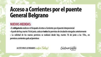 Puente General Belgrano: Hisopados para los que quieran pasar