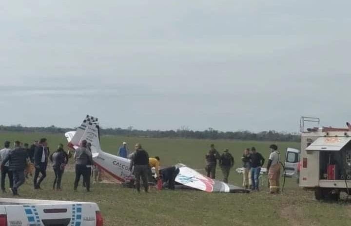 VIDEO | Cayó un avioneta en Charata: hay dos muertos