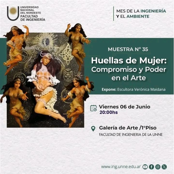 “Huellas de Mujer”: el arte como símbolo de poder y compromiso femenino en la UNNE