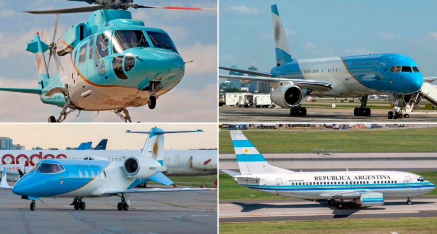 Transfirieron al Ministerio de Defensa la administración de la flota aérea presidencial