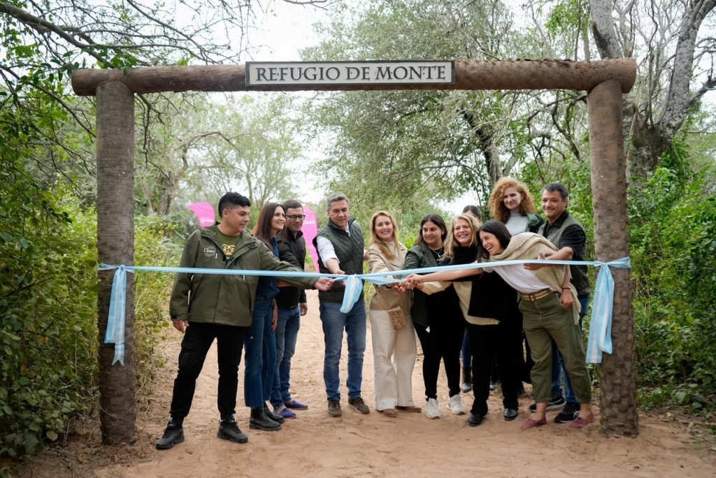 DONDE CRECE EL TURISMO, CRECE EL TRABAJO: SE INAUGUR&Oacute; EL REFUGIO DE MONTE EN LA ARMON&Iacute;A