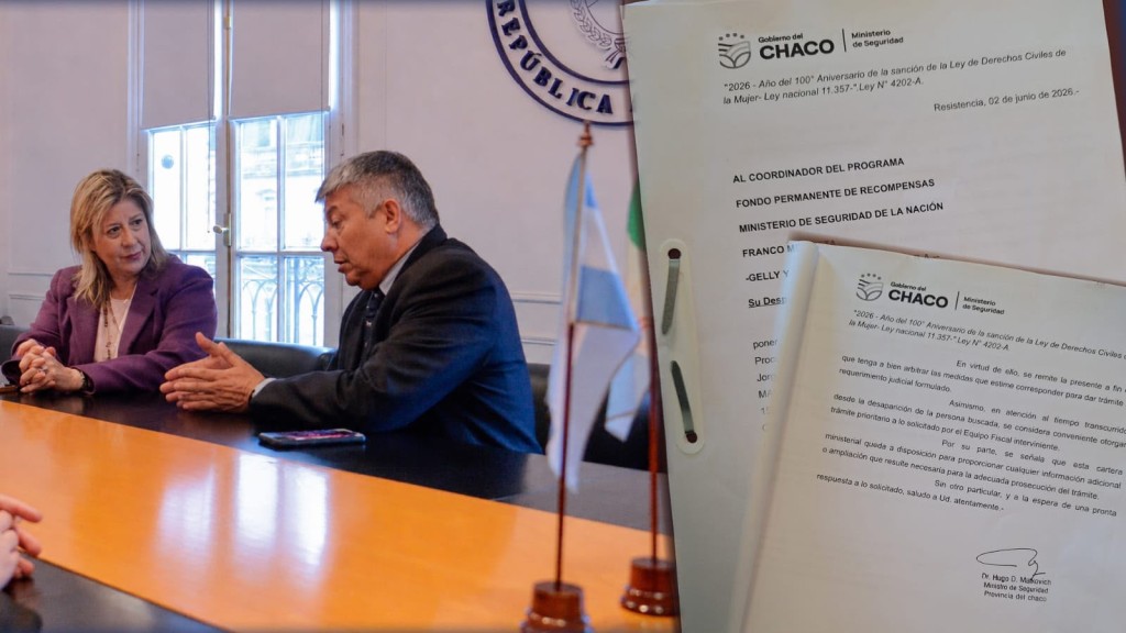 B&Uacute;SQUEDA DE AXEL GONZ&Aacute;LEZ: EL MINISTRO MATKOVICH GESTION&Oacute; ANTE NACI&Oacute;N EL OTORGAMIENTO DE UNA RECOMPENSA