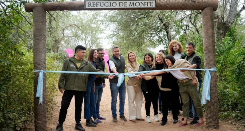 DONDE CRECE EL TURISMO, CRECE EL TRABAJO: SE INAUGUR&Oacute; EL REFUGIO DE MONTE EN LA ARMON&Iacute;A