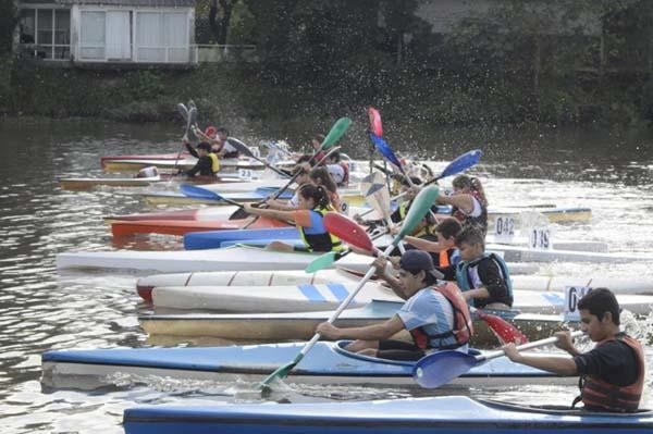 Exitosa fiesta del canotaje en Regatas