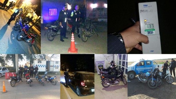 Caminera Secuestró 50 motos y detectó 31 casos de alcohol en la conducción