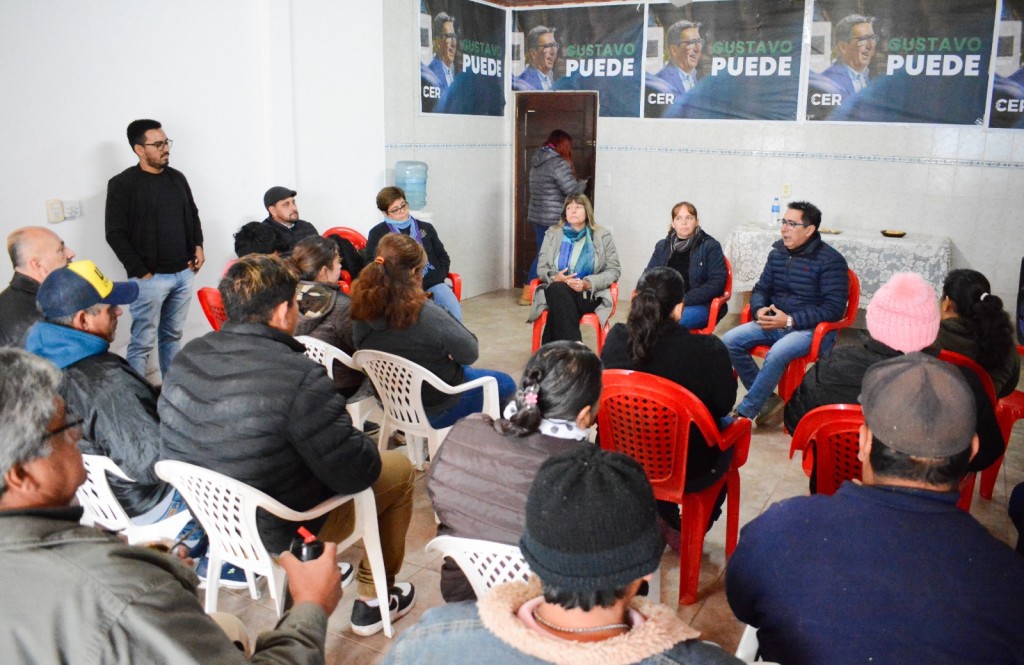 Gustavo visitó General Vedia para consolidar las propuestas del CER: “Es necesario implementar proyectos locales que desarrollen una visión distinta”