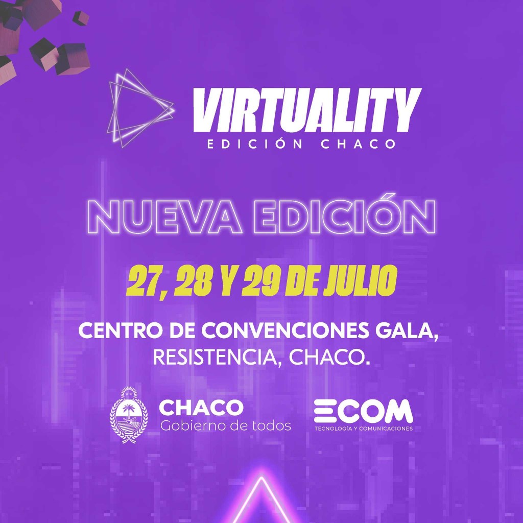 Virtuality Chaco: se conocen las actividades del primero de los tres días