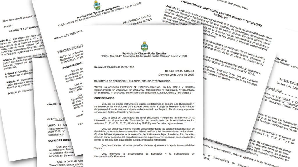 Estabilidad laboral: titularizan docentes de modalidades del Nivel Secundario