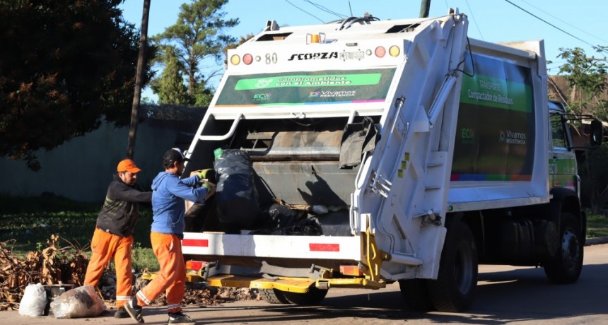 Recolección de residuos: Resistencia puso en funciones camiones compactadores para recuperar la frecuencia 
