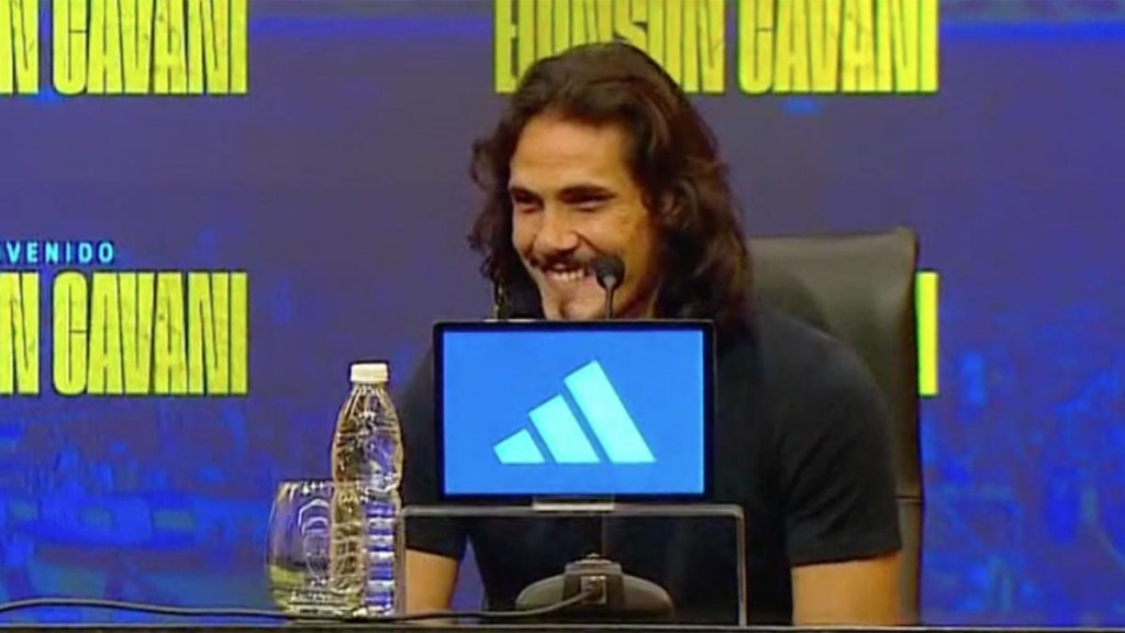 ¿Qué dijo Edinson Cavani en su presentación como jugador de Boca?