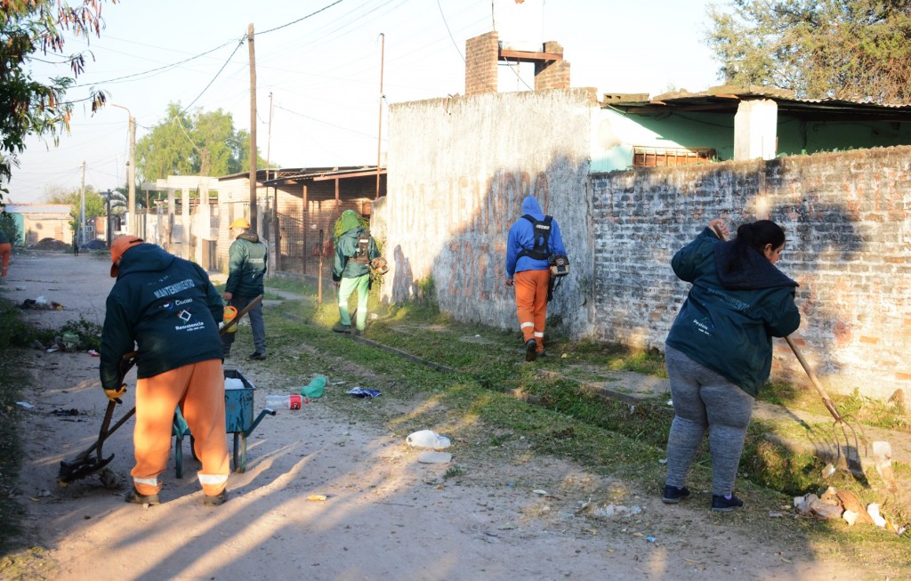 El Municipio de Resistencia ejecutó un amplio abordaje integral de mantenimiento en un vasto sector del sur de la ciudad