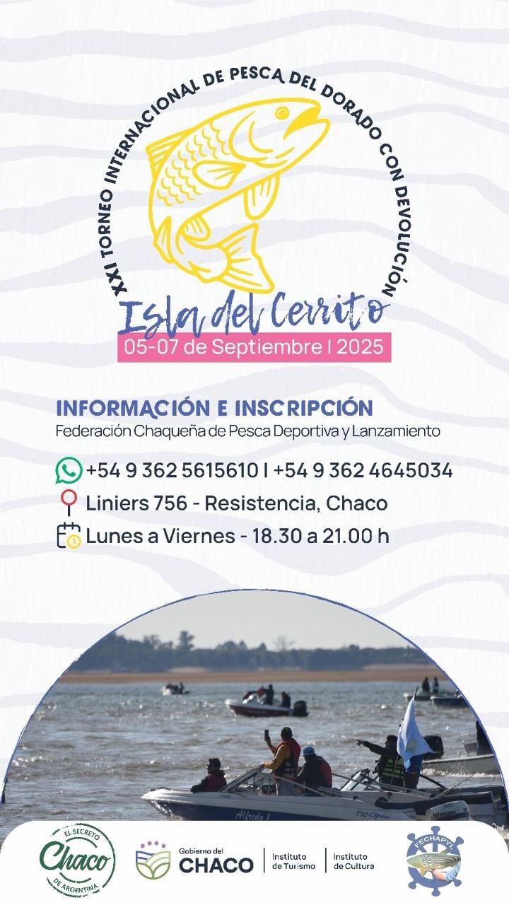 ISLA DEL CERRITO: XXI TORNEO INTERNACIONAL DE PESCA DEL DORADO CON DEVOLUCIÓN