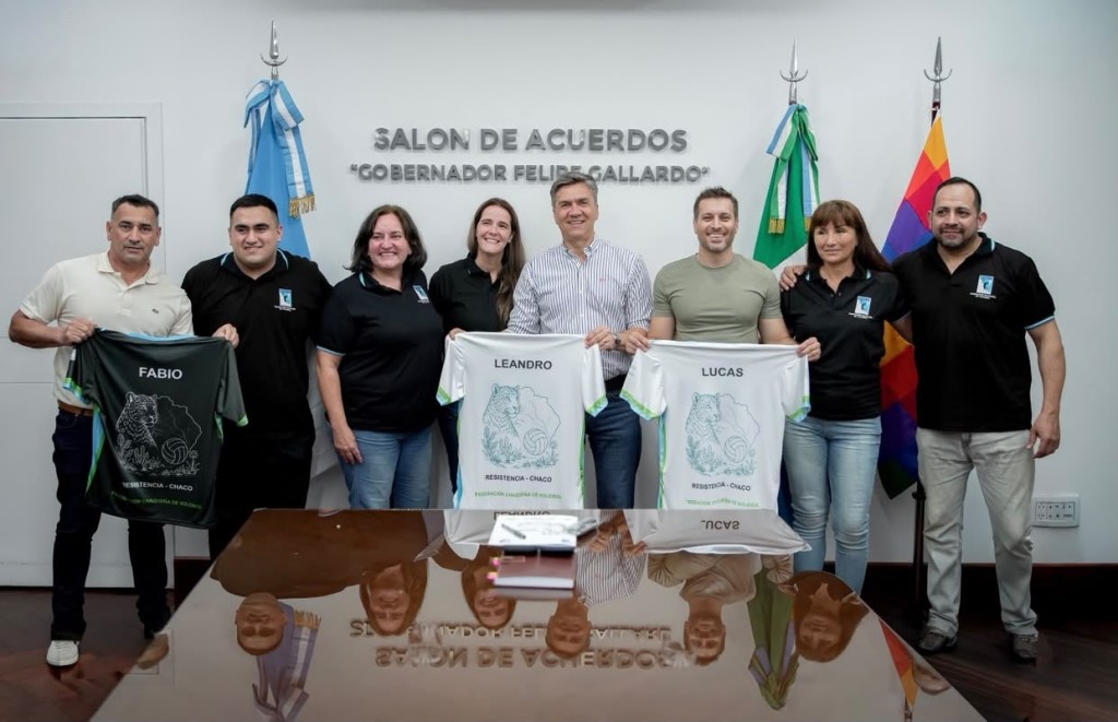 EL GOBERNADOR ZDERO RATIFIC&Oacute; EL APOYO AL TORNEO NACIONAL SUB-14 DE V&Oacute;LEY QUE SE DISPUTAR&Aacute; EN CHACO