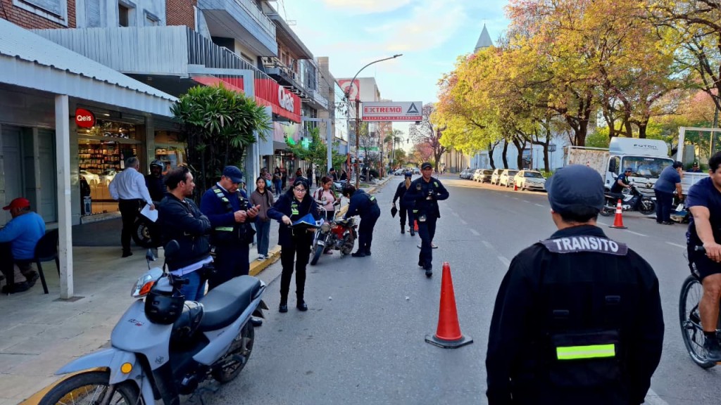 CONTROL DE SEGURIDAD VIAL: 39 MOTOS REMOVIDAS DEBIDO A INFRACCIONES