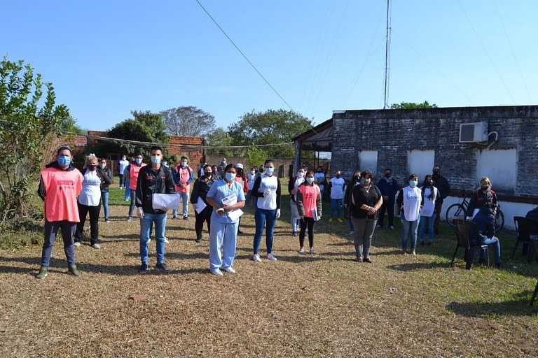 Operativo de hisopados y rastrillaje en las 500 Viviendas