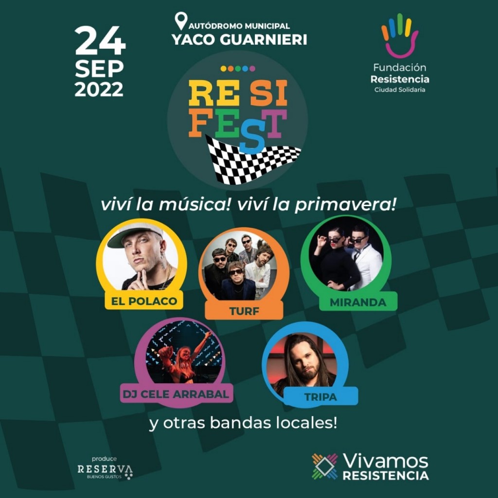 Falta un día para que Resistencia vibre con el Resi Fest