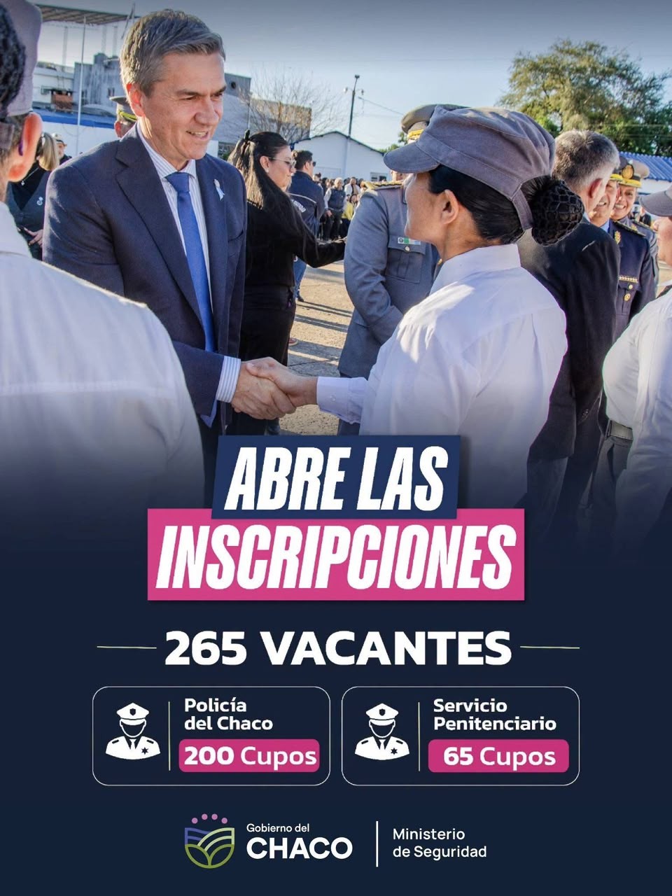 YA EST&Aacute;N HABILITADAS LAS INSCRIPCIONES PARA INGRESAR A LA POLIC&Iacute;A Y AL SERVICIO PENITENCIARIO